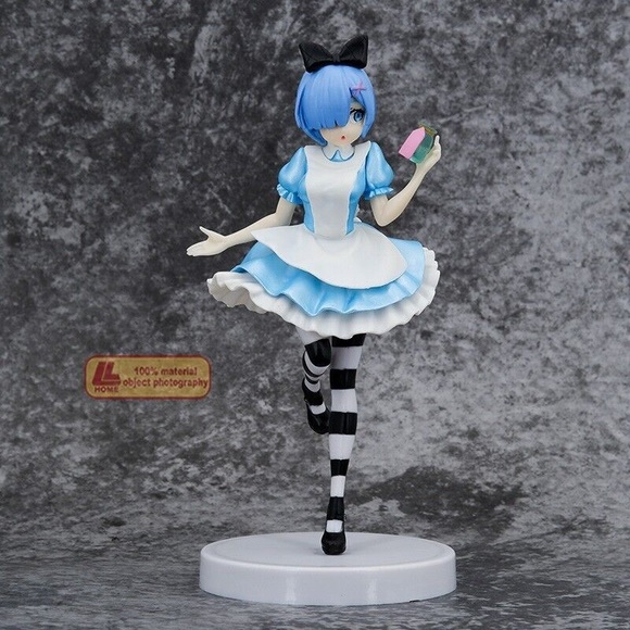 Toys Nib Anime Rem In Wonderland Alice Rem Cute Girl Action Figure